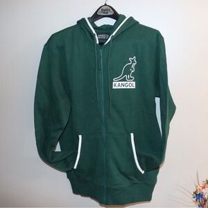 Kangol Forest Green Zip-Up Hoodie